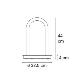 Fontana Arte Oort Outdoor LED Stehleuchte, U-Form