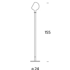 Fontana Arte Parola Stehleuchte