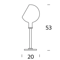 Fontana Arte Parola Tischleuchte