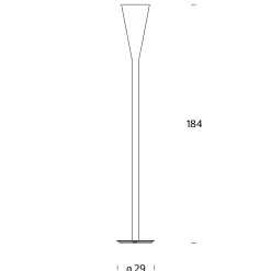 Fontana Arte Riluminator LED Stehleuchte