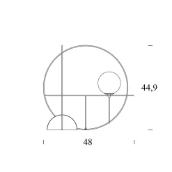 Fontana Arte Setareh 4401 LED Tischleuchte