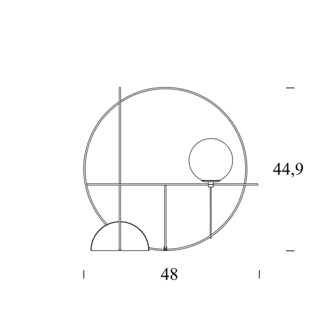 Fontana Arte Setareh 4401 LED Tischleuchte
