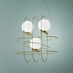 Fontana Arte Setareh LED Pendelleuchte, 3-flg.