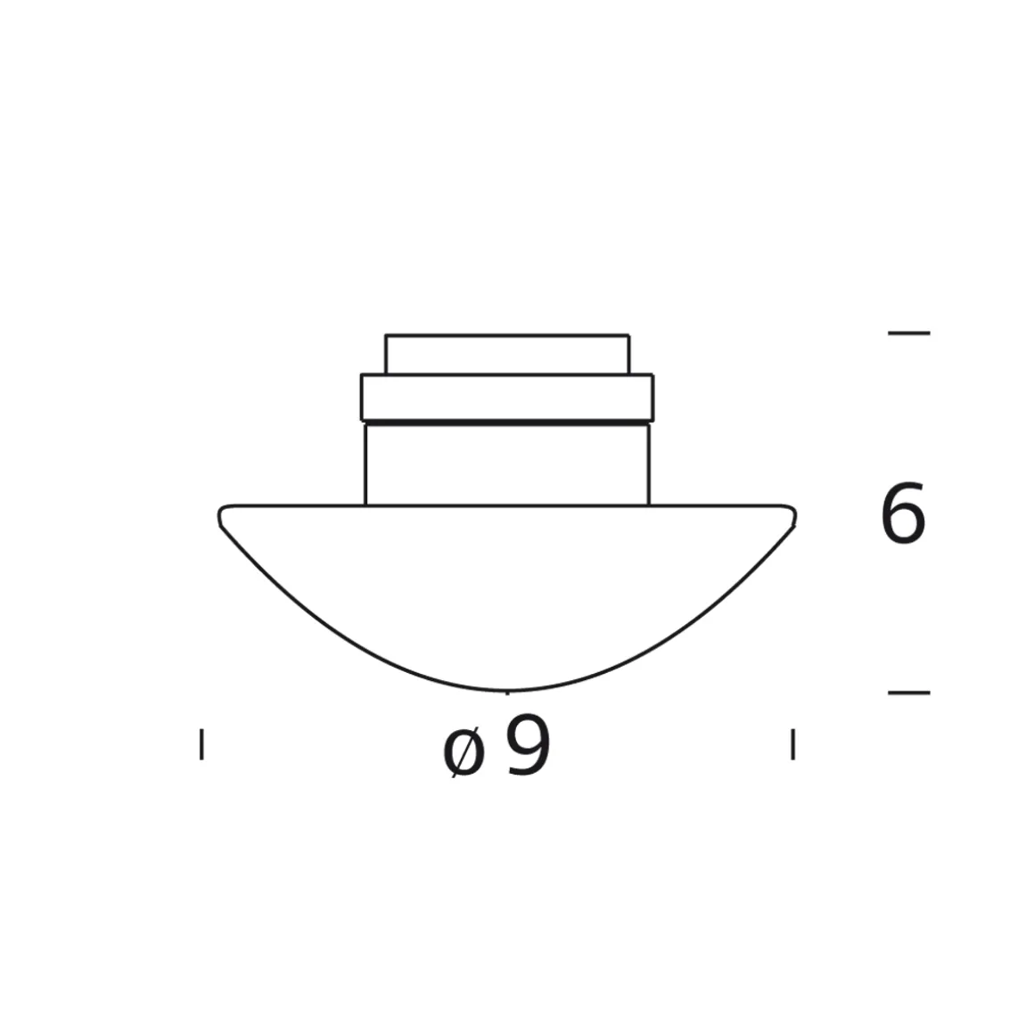 Fontana Arte Sillaba Wand- / Deckenleuchte IP44
