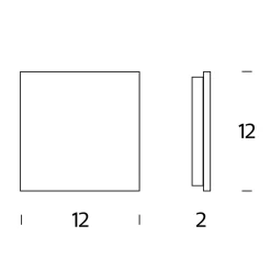 Fontana Arte Sole LED Wand- / Deckenleuchte