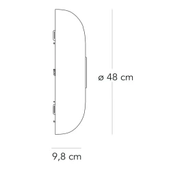 Fontana Arte Tropico Grande LED Wand- / Deckenleuchte