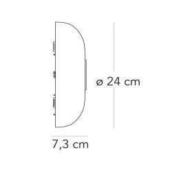 Fontana Arte Tropico Piccola LED Wand- / Deckenleuchte