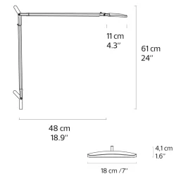 Fontana Arte Volee LED Tischleuchte