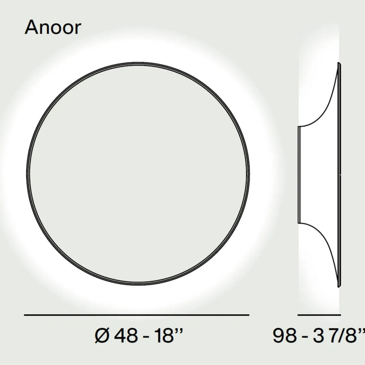 Foscarini Anoor LED Parete / Soffitto