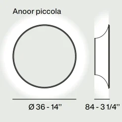 Foscarini Anoor Piccola LED Parete / Soffitto