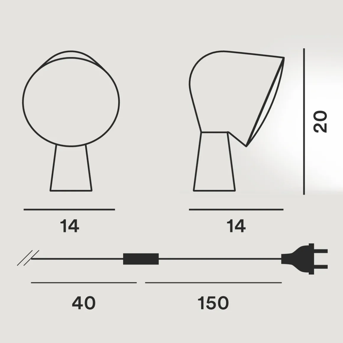 Foscarini Binic Tavolo