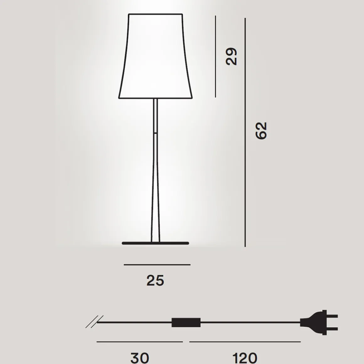 Foscarini Birdie Easy Grande Tavolo