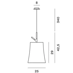 Foscarini Birdie Grande Sospensione