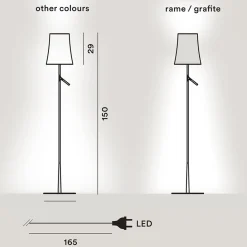 Foscarini Birdie LED Lettura Terra