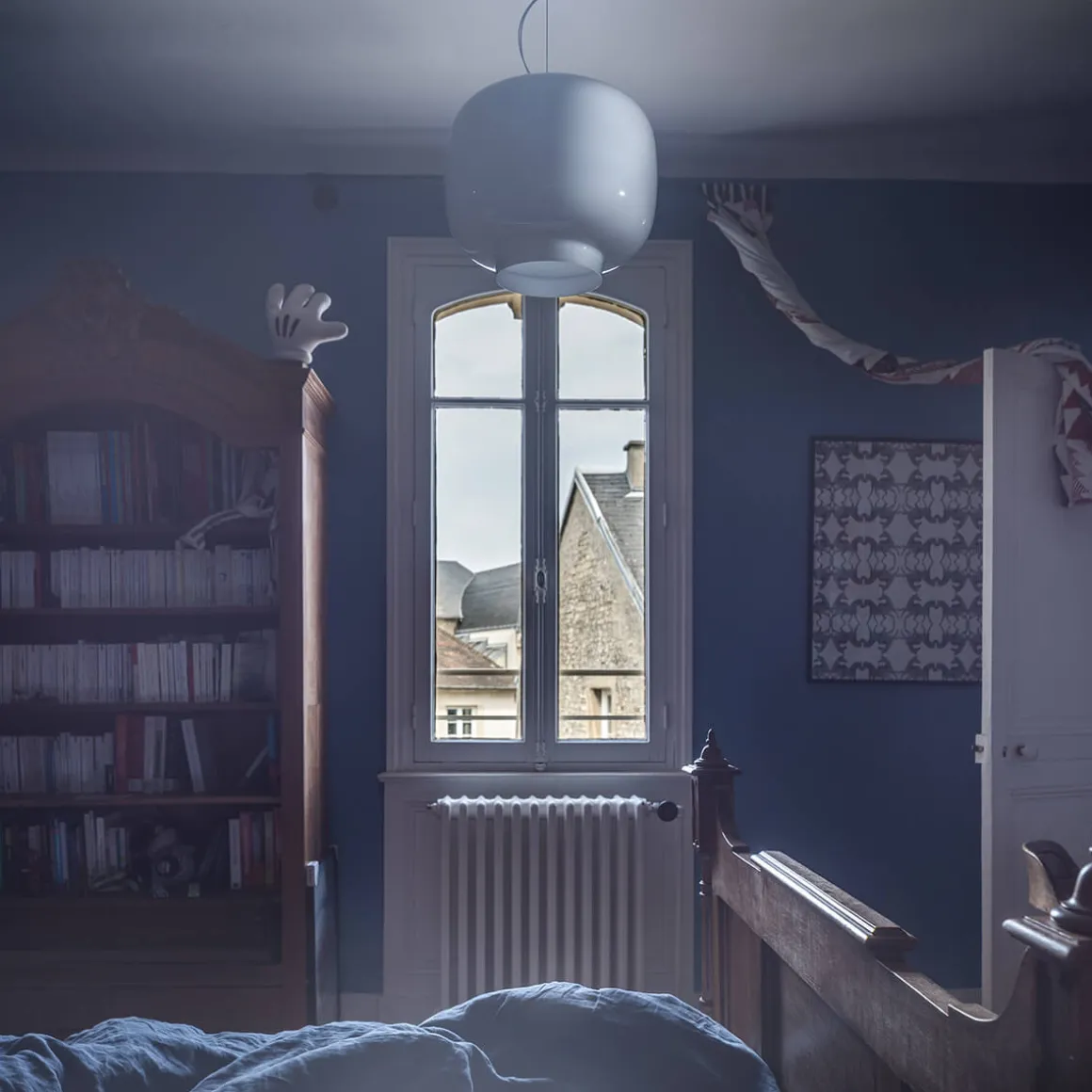 Foscarini Chouchin Bianco LED Sospensione