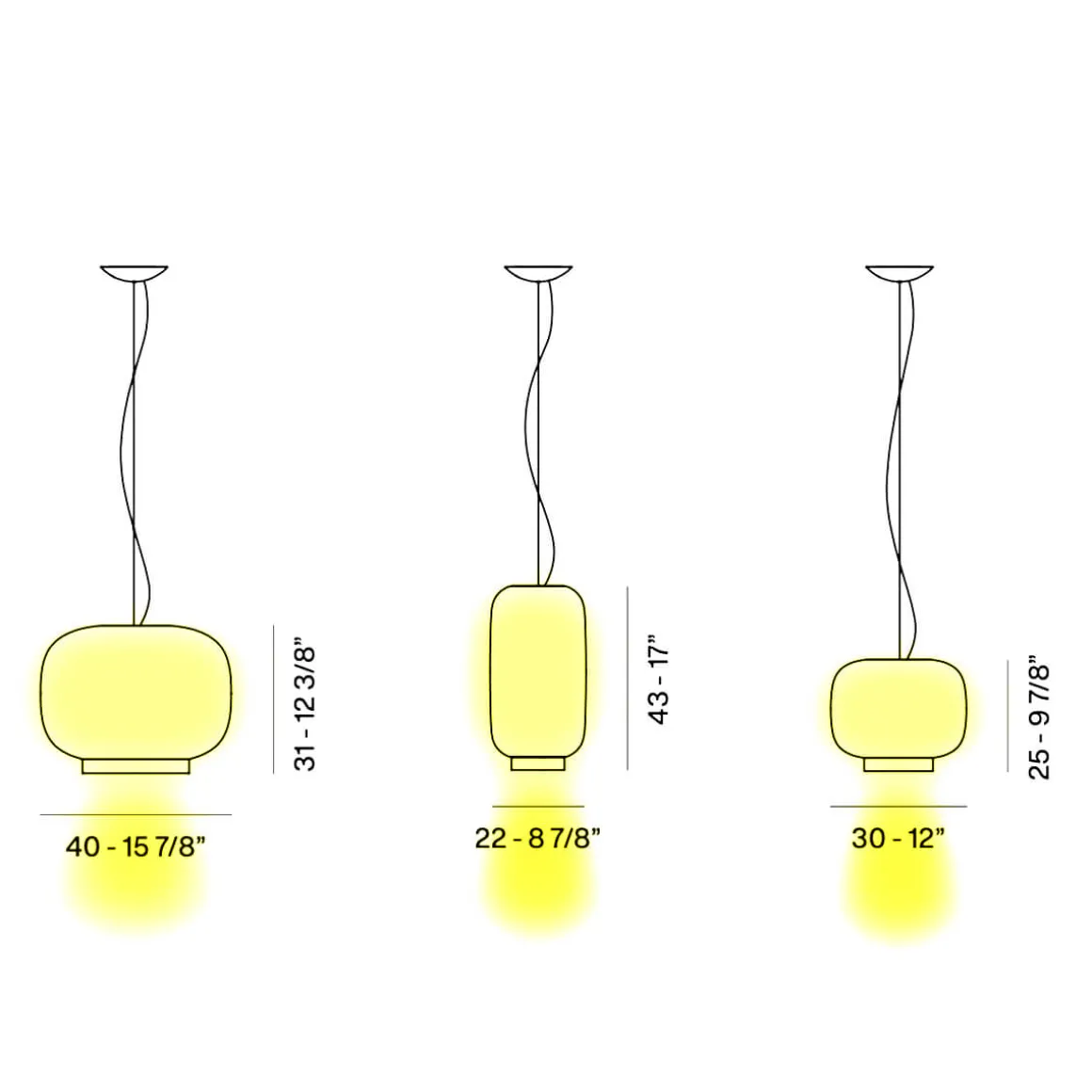 Foscarini Chouchin Bianco LED Sospensione