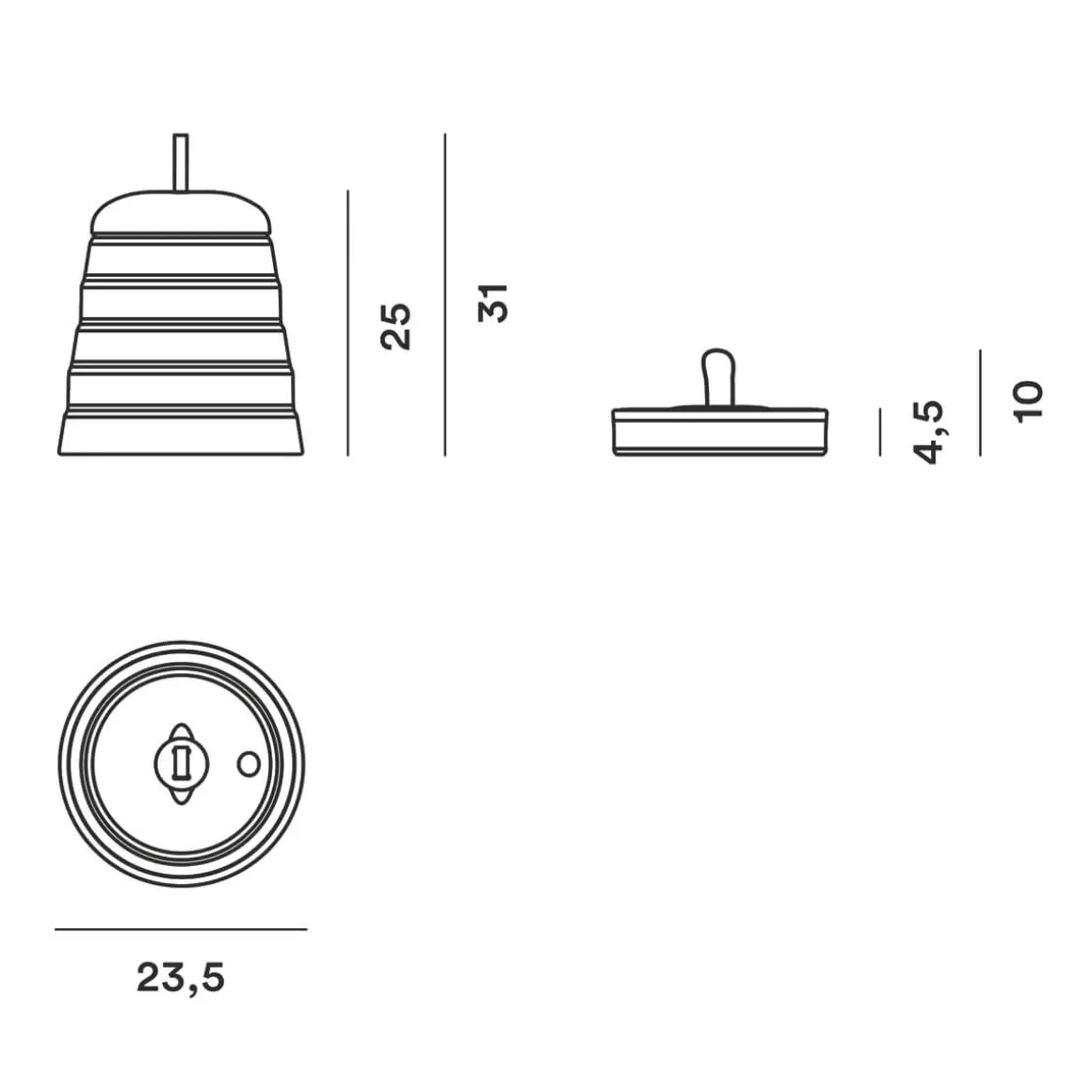 Foscarini Cri Cri LED Tavolo Akkuleuchte