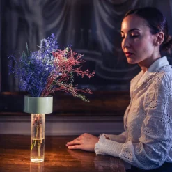 Foscarini Fleur LED Tavolo Akkuleuchte & Vase