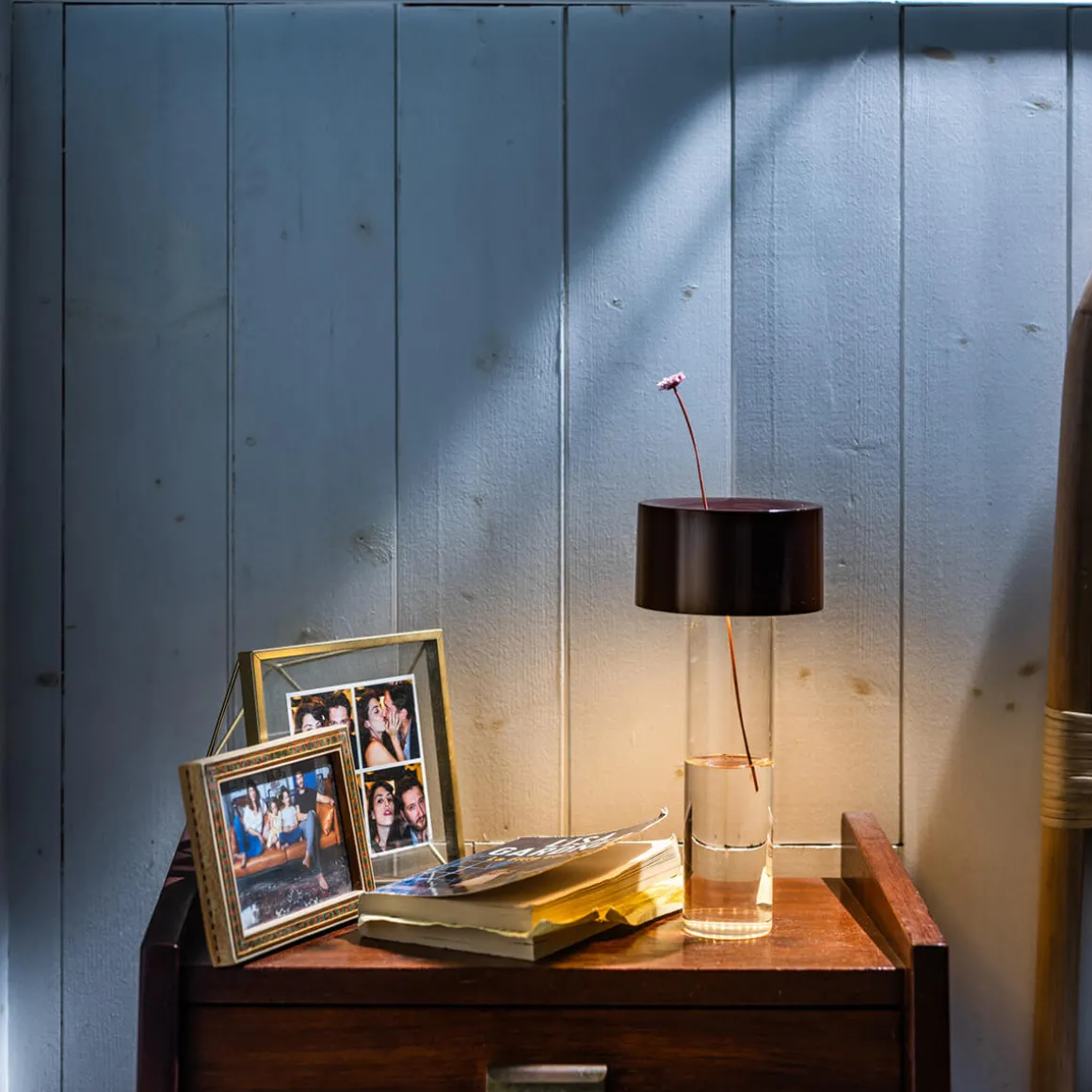 Foscarini Fleur LED Tavolo Akkuleuchte & Vase