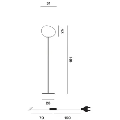 Foscarini Gregg Media Terra