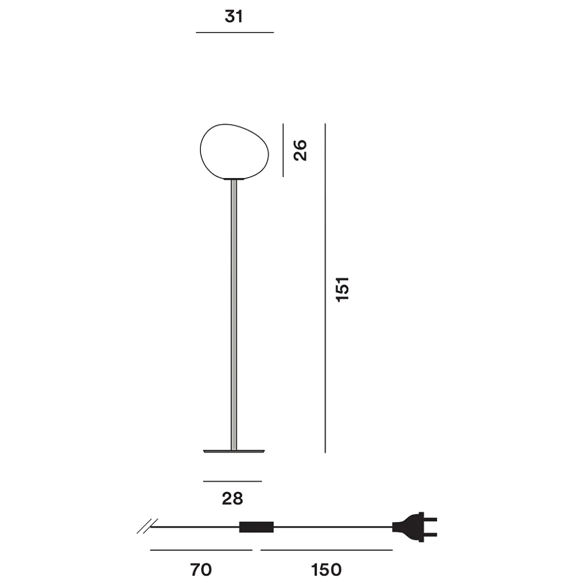 Foscarini Gregg Media Terra