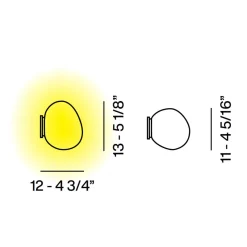 Foscarini Gregg Piccola Mirror IP44 Spiegelleuchte