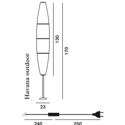Foscarini Havana Outdoor Terra