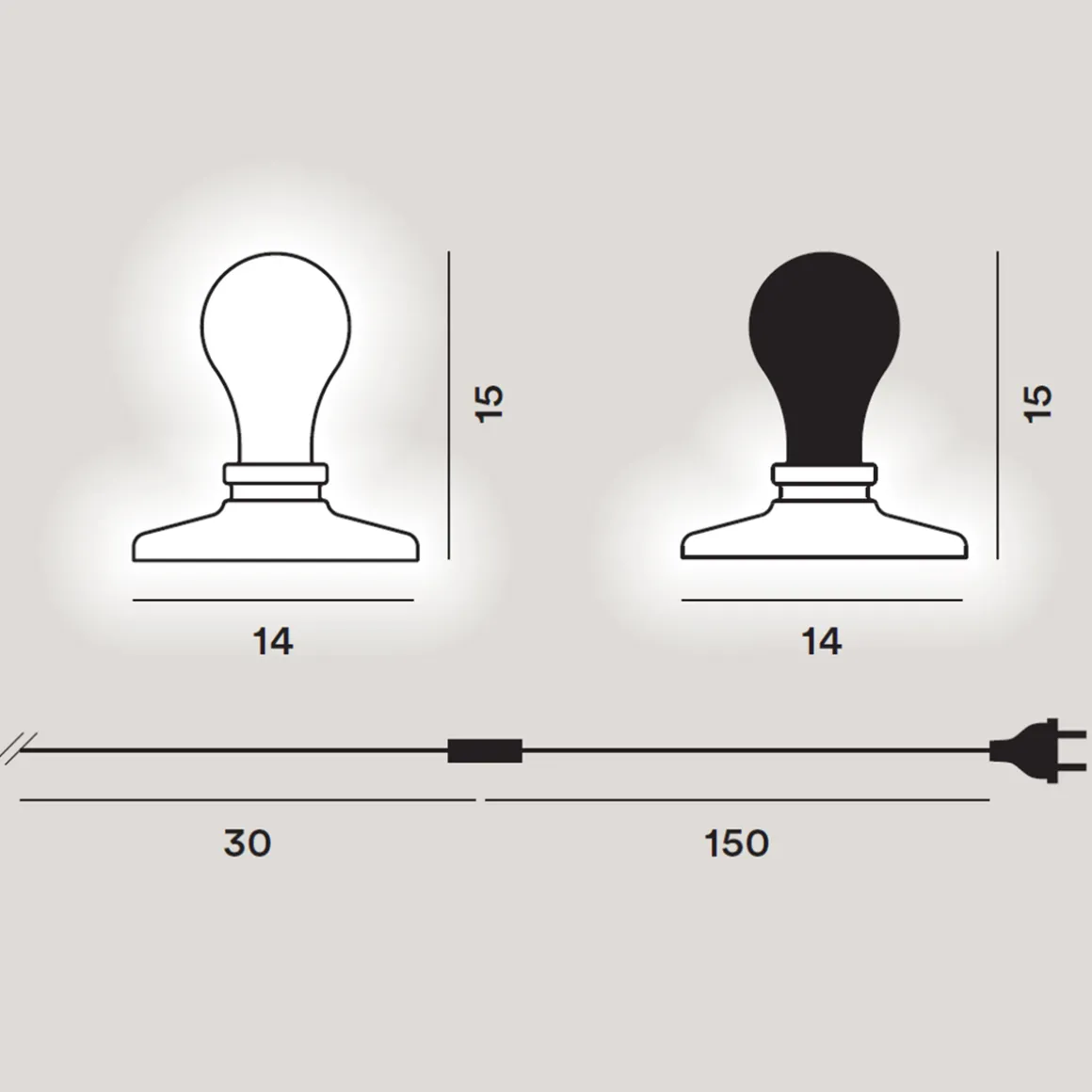 Foscarini Light Bulb LED Tavolo