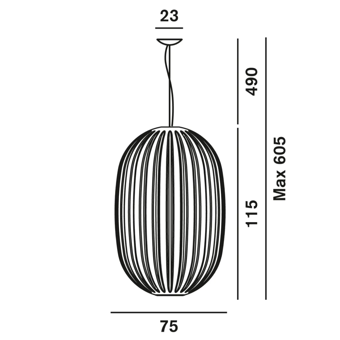 Foscarini Plass Grande Sospensione