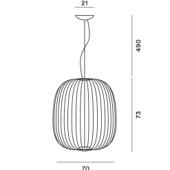 Foscarini Spokes 2 Large LED Sospensione