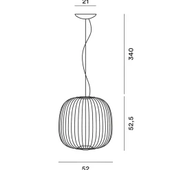 Foscarini Spokes 2 MyLight LED Sospensione