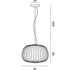 Foscarini Spokes 3 MyLight LED Sospensione
