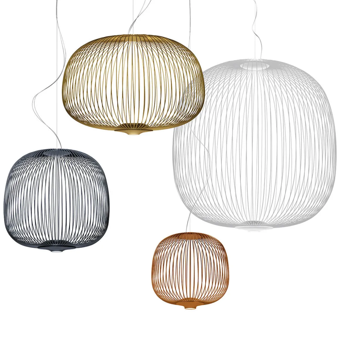 Foscarini Spokes 2 Piccola LED Sospensione, dimmbar