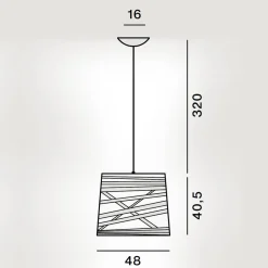 Foscarini Tress Grande LED Sospensione