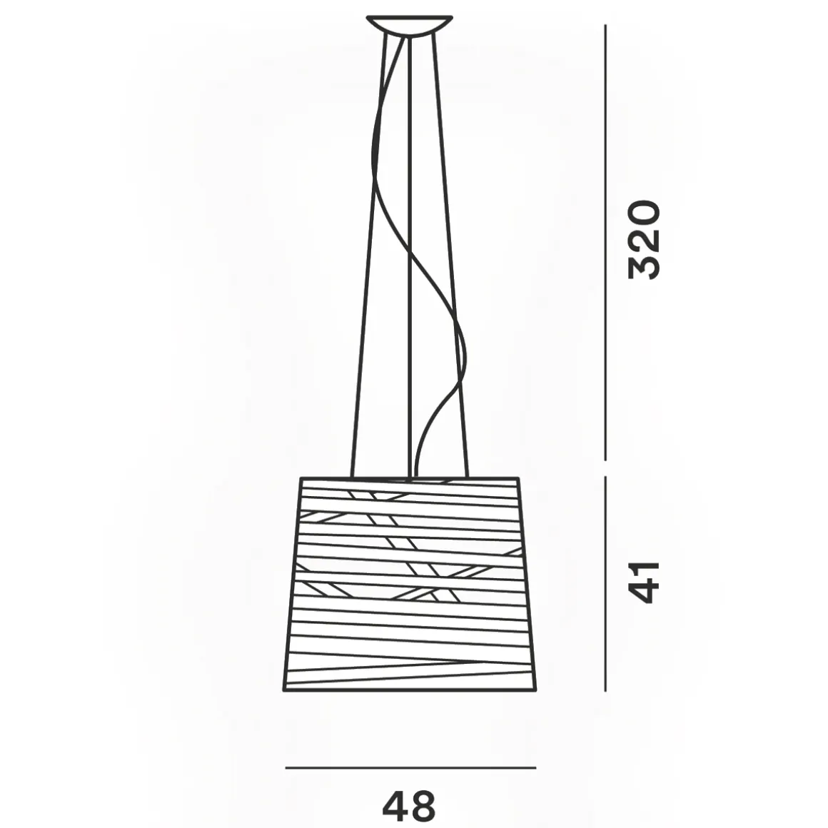 Foscarini Tress Grande Sospensione