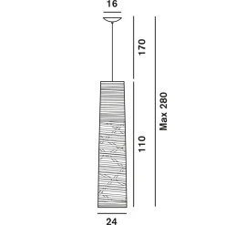 Foscarini Tress Media Sospensione