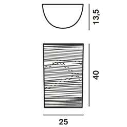 Foscarini Tress Piccola Parete