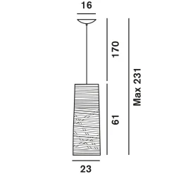 Foscarini Tress Piccola Sospensione