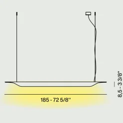 Foscarini Troag Media LED Sospensione