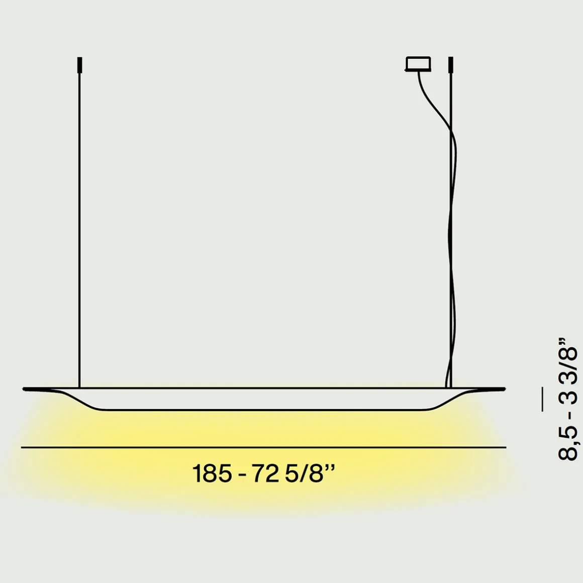 Foscarini Troag Media MyLight LED Sospensione