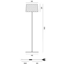 Foscarini Twiggy Grid LED Lettura Outdoor