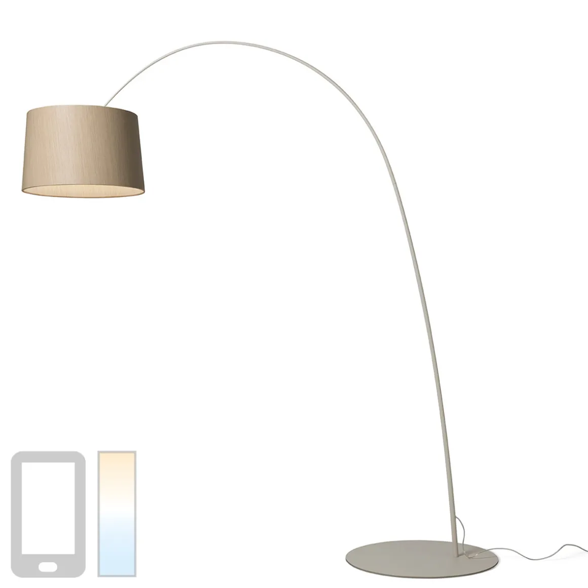 Foscarini Twiggy Wood MyLight LED Terra