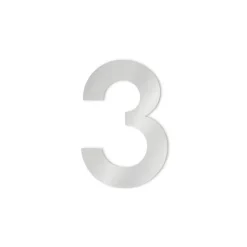 Heibi Midi Hausnummer, Edelstahl, Auslaufmodell