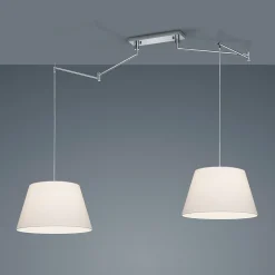 Helestra Certo Pendelleuchte, 2-flg., konisch