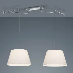 Helestra Certo Pendelleuchte, 2-flg., konisch