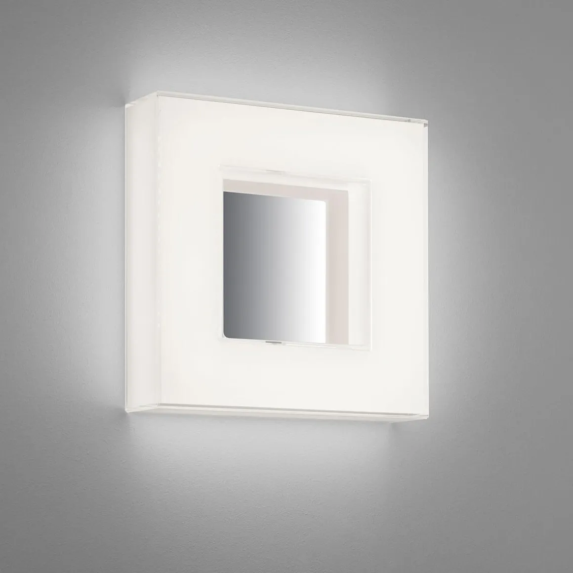Helestra Cosi LED Wand- / Deckenleuchte, 30 x 30 cm