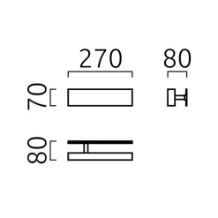 Helestra Dex LED Wandleuchte