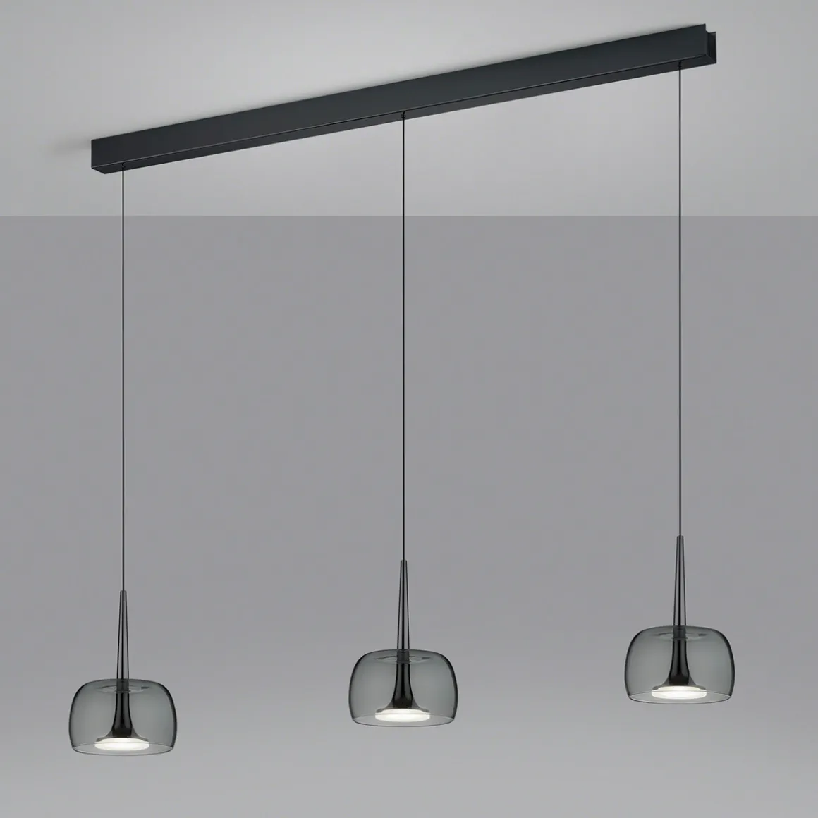 Helestra Flute LED Pendelleuchte, 3-flg.