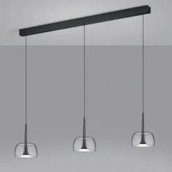 Helestra Flute LED Pendelleuchte, 3-flg., mit Casambi-Modul