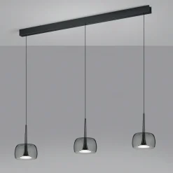 Helestra Flute LED Pendelleuchte, 3-flg., mit Casambi-Modul